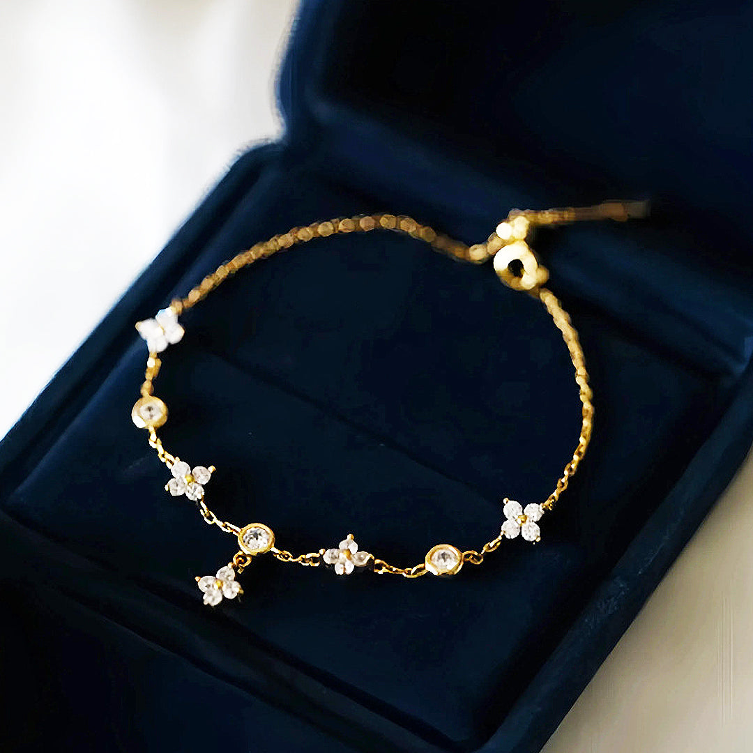 Prm9130 – Clover Moissanite Bracelet