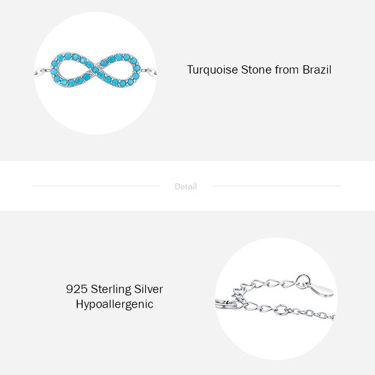 Prm9102: The Turquoise Infinity Bracelet