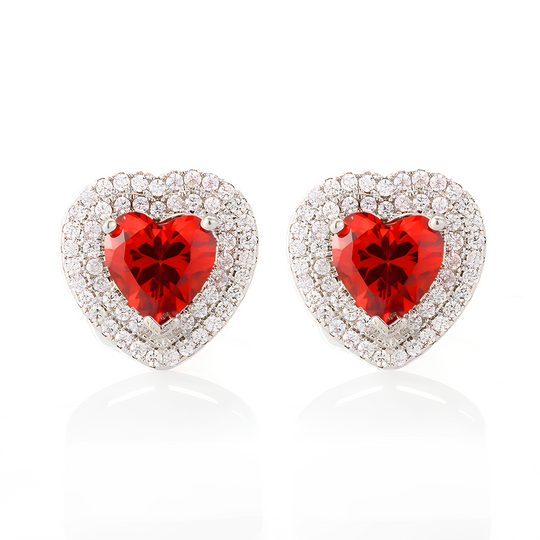 Anting Tiara Red Hearts - Jualan Penghabisan❗