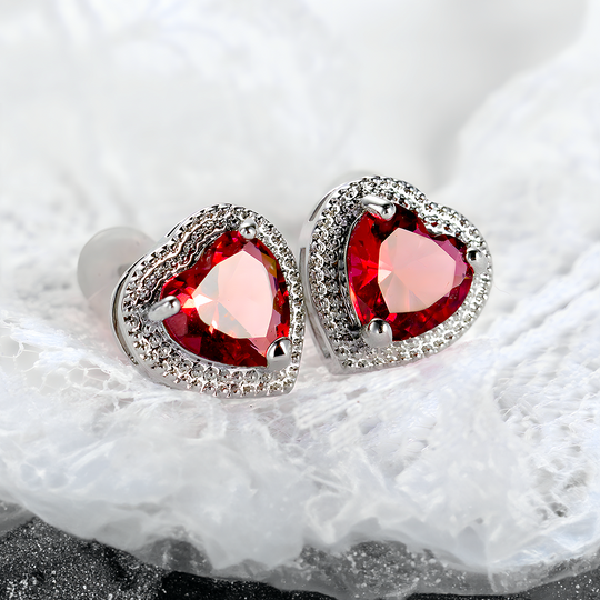 Anting Tiara Red Hearts - Jualan Penghabisan❗