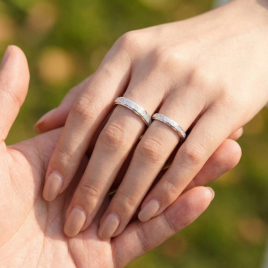 Snowfall | Couple Rings