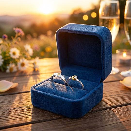 Sun &amp; Moon Couple Rings | Solar and Lunar Love