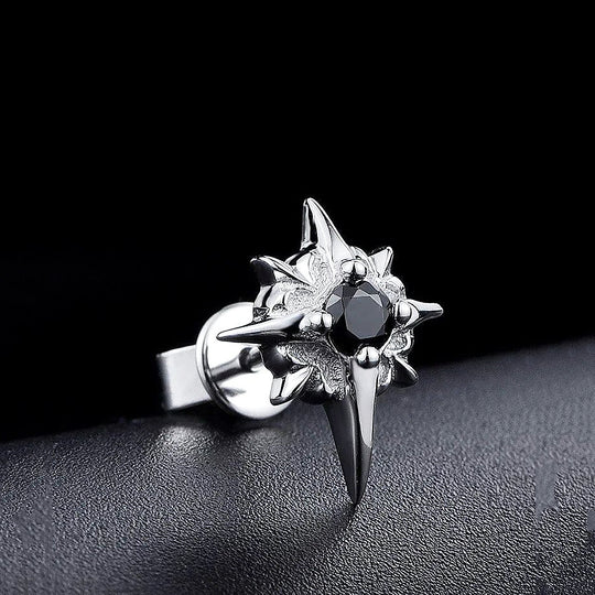 Spike Ear Studs for Men - 1 Pair🙆🏻‍♂️