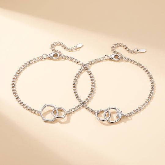 Sun, Moon &amp; You Couple Bracelets