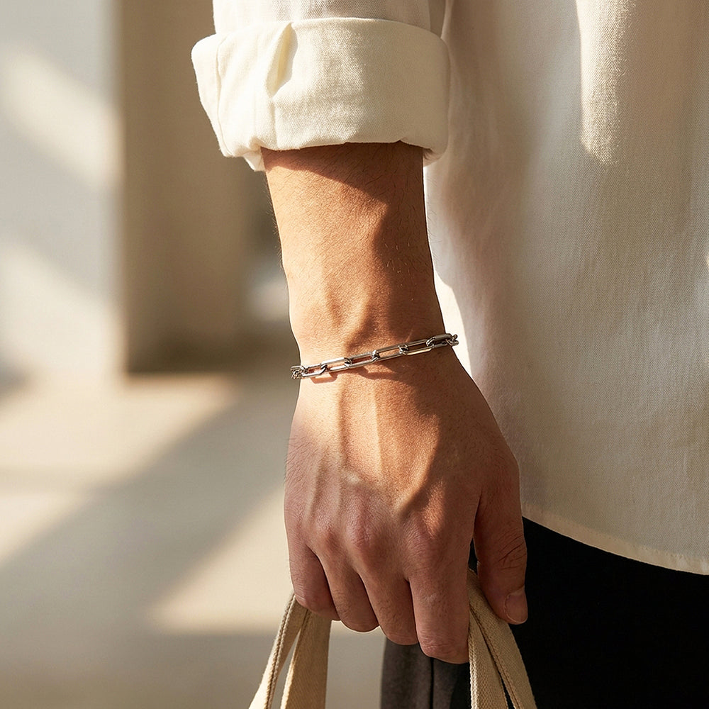 The Mordred Armlet | Men's Paperclip Chain Bracelet