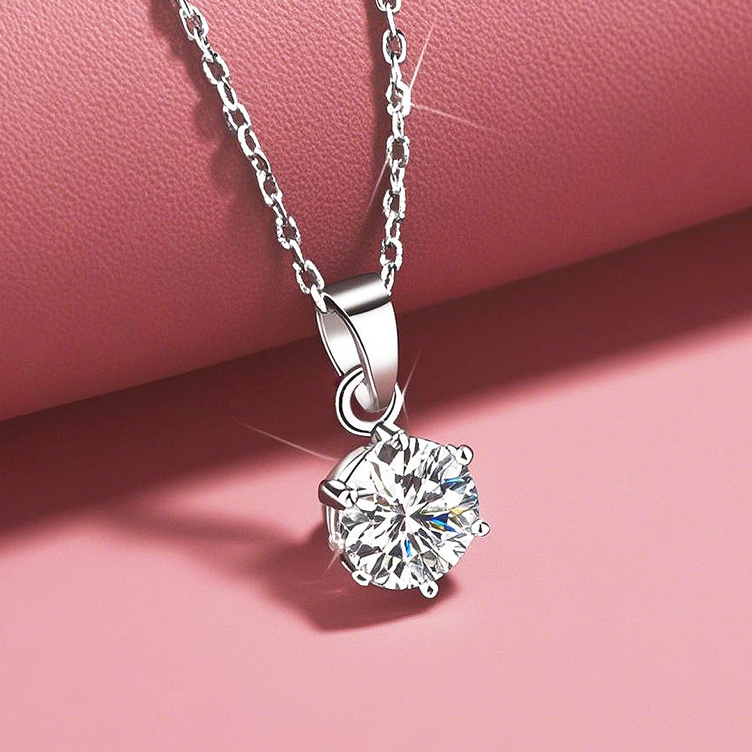 Tiara Solitaire Necklace