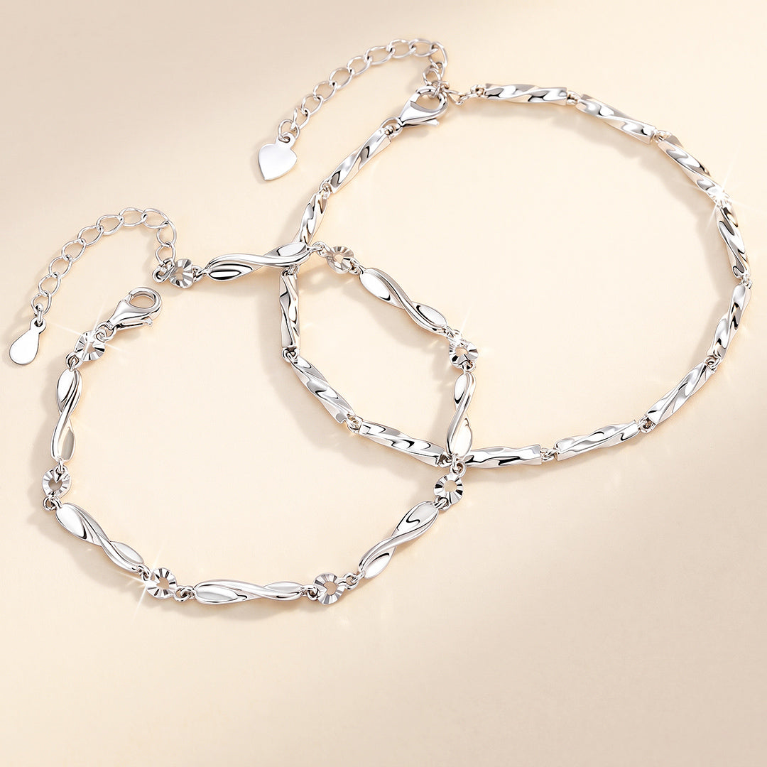 Twist of Fate Couple Bracelets