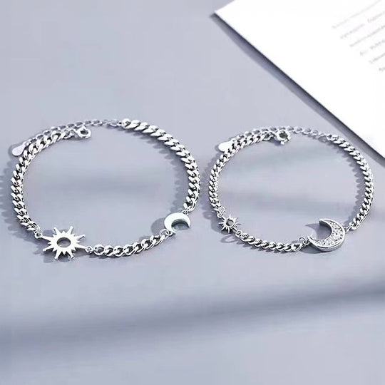 Two Halves of Heaven Couple Bracelets
