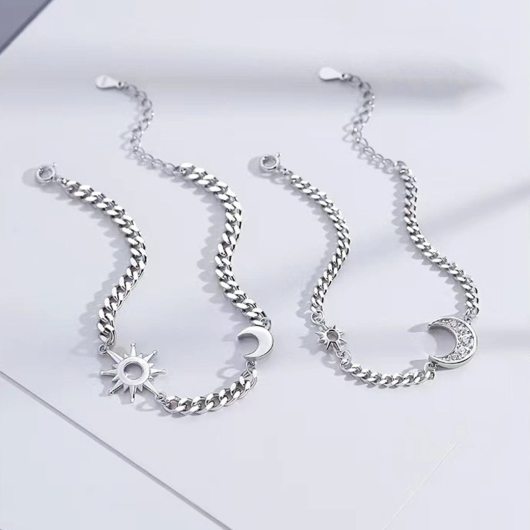 Two Halves of Heaven Couple Bracelets