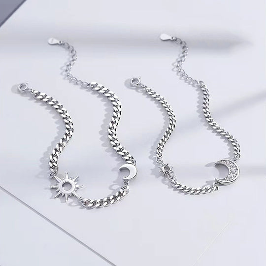 Two Halves of Heaven Couple Bracelets