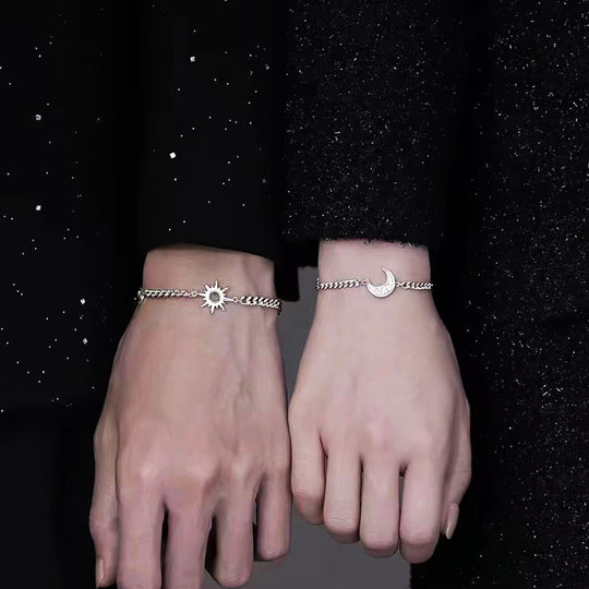 Two Halves of Heaven Couple Bracelets