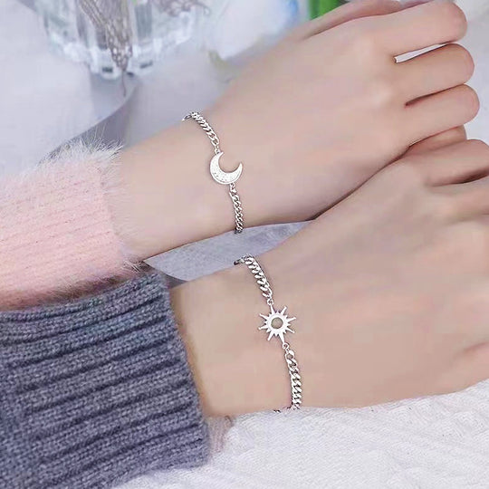 Two Halves of Heaven Couple Bracelets