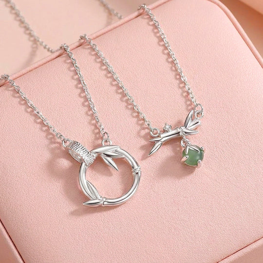 Whispering Leaves | Couple Necklace