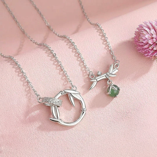 Whispering Leaves | Couple Necklace