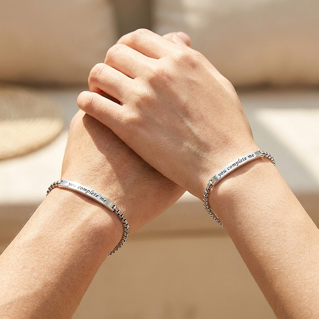 You Complete Me | Couple Bracelets