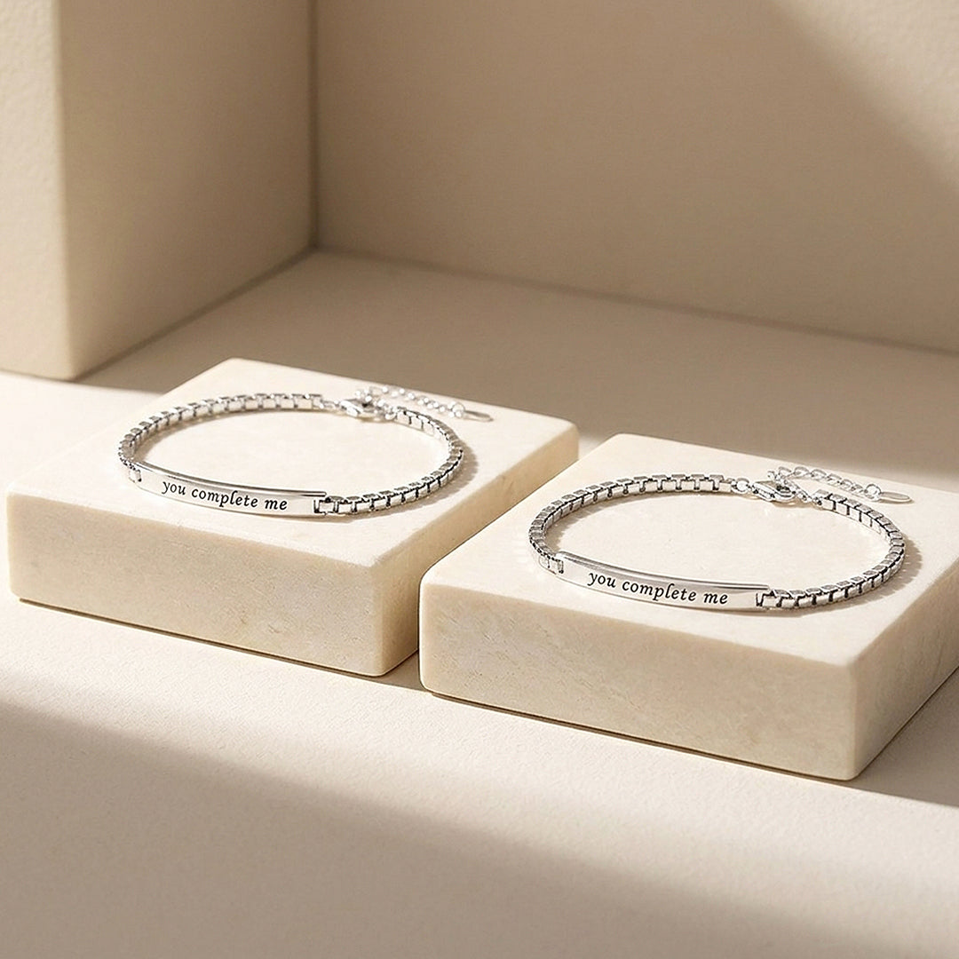 You Complete Me | Couple Bracelets