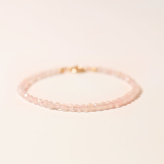C181 - Rose Quartz Bracelet (3mm)