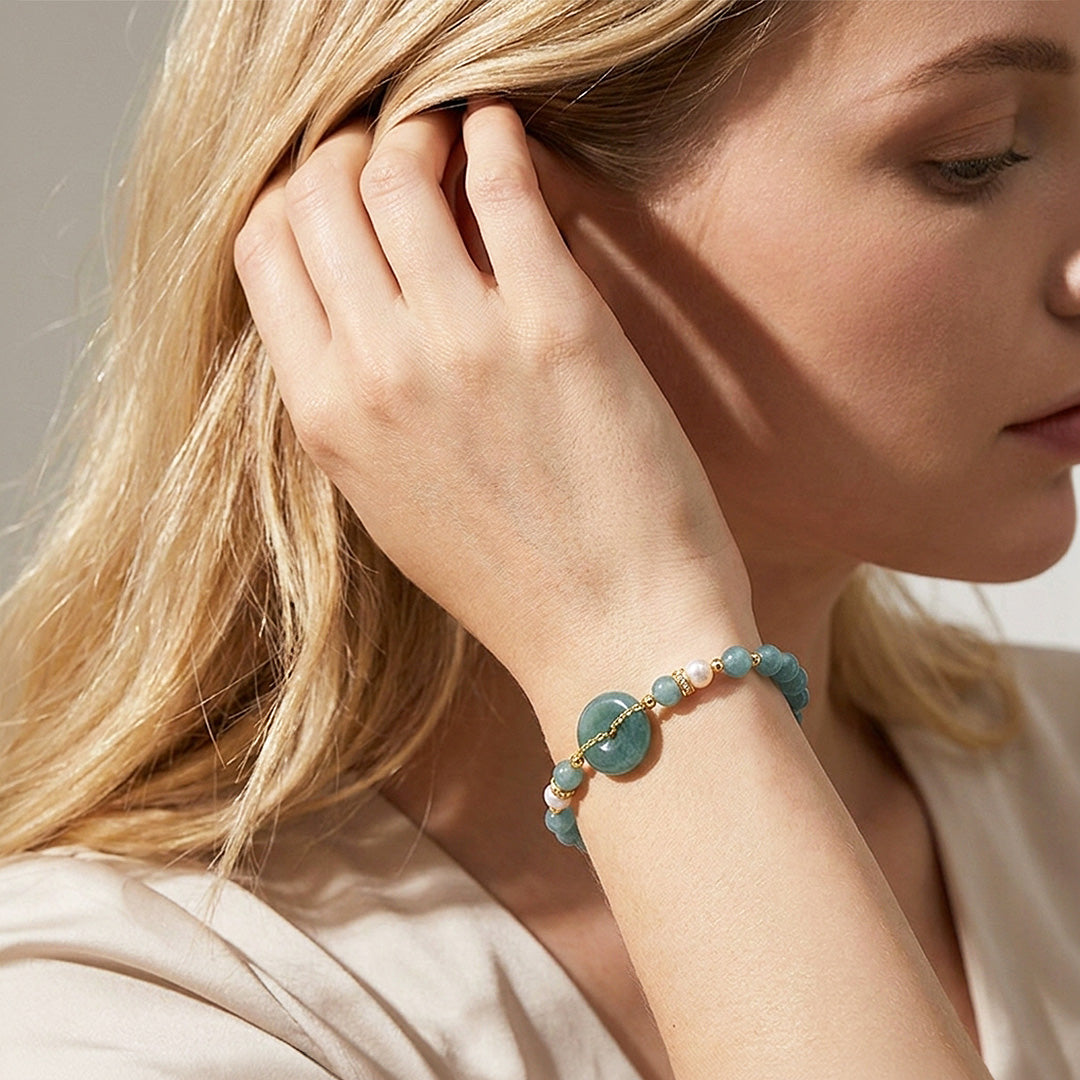 Jadeite &amp; Blue Chalcedony | C271