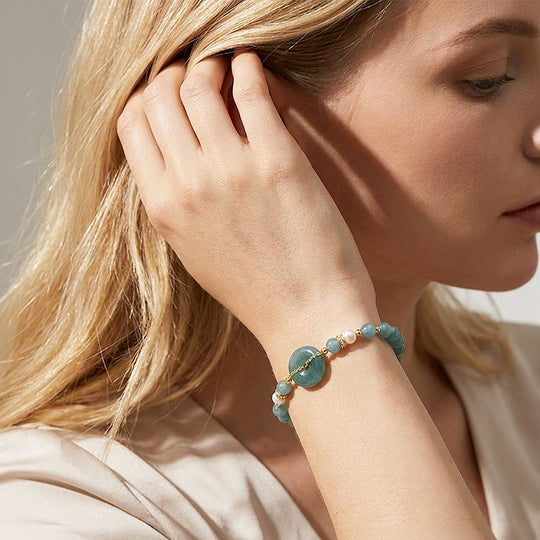 Jadeite &amp; Blue Chalcedony | C271