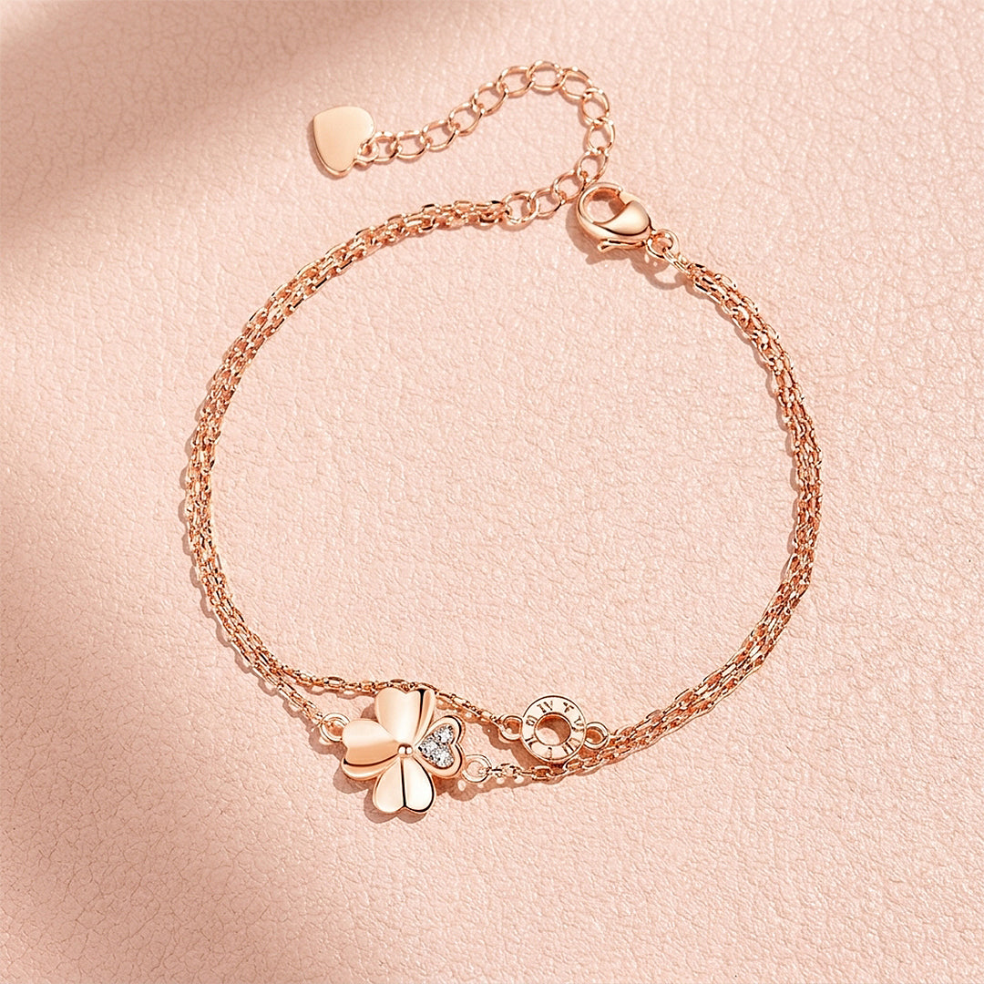 Four-Leaf Clover Bracelet | Luxe6184