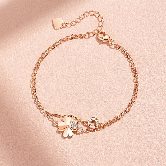 Four-Leaf Clover Bracelet | Luxe6184