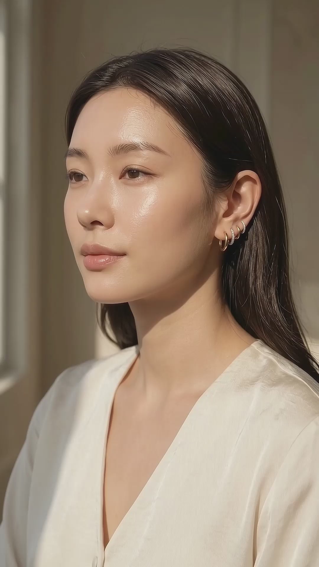 Bold, Slim and Pave Hoop Earrings Set (4 Pairs) | Luxe3787