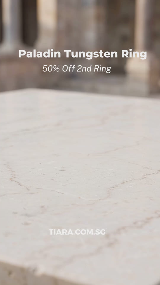 Paladin | Polished Tungsten Carbide Ring | Men&