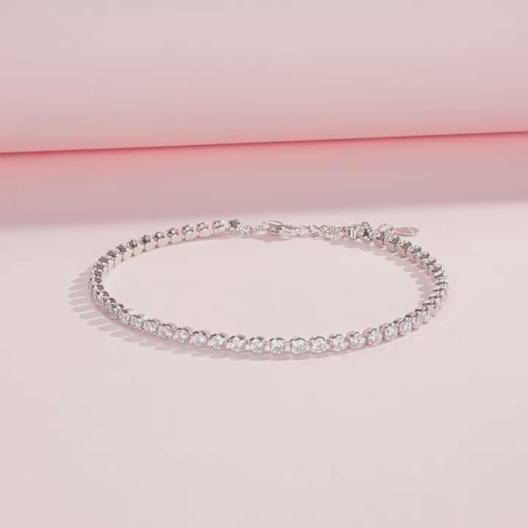 Prm9101: The Eternal Stream Tennis Bracelet