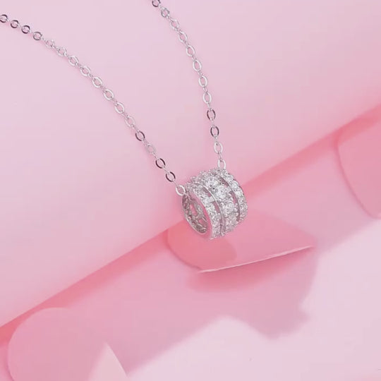 Prm2013: The Cylinder Pave Sparkle Necklace