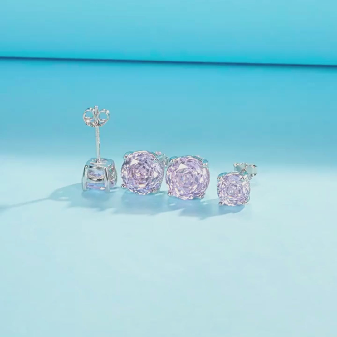 Prm8113: The Rose Radiance Stud Earrings