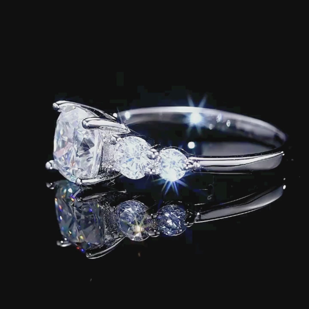 Prm7169:  Princess Cut Royale Heirloom Ring