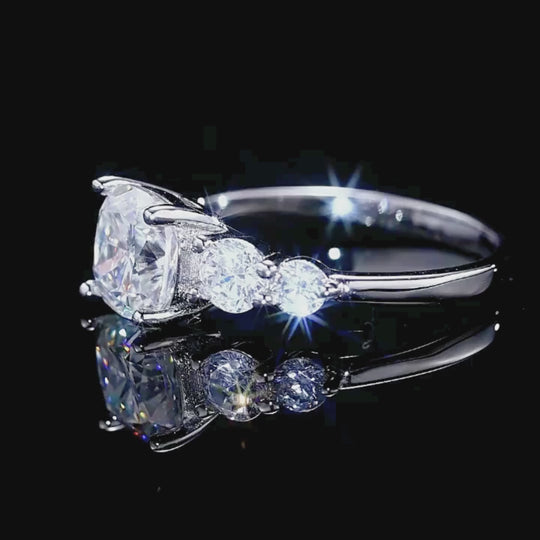 Prm7169:  Princess Cut Royale Heirloom Ring