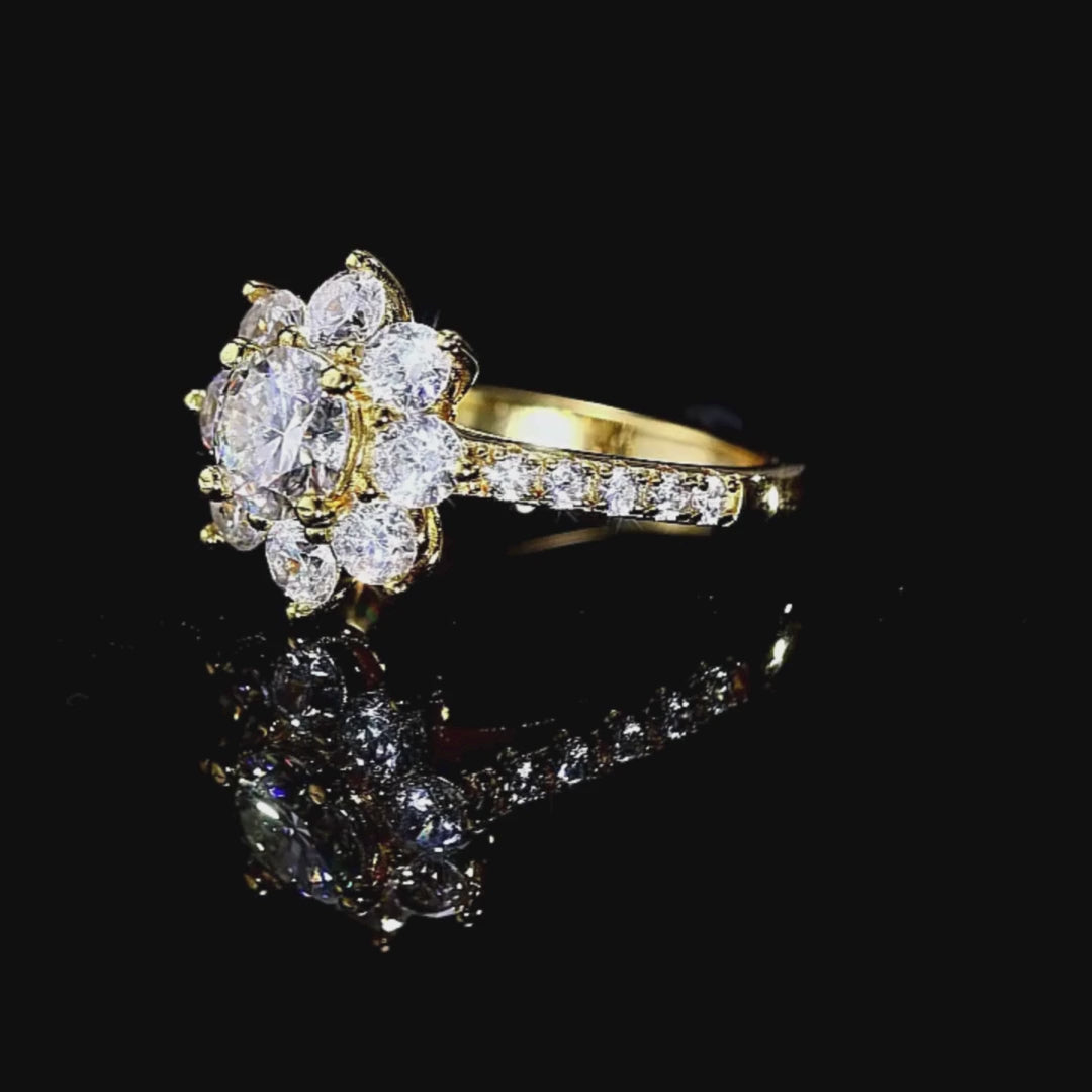 Prm7160: Sunlit Royale Moissanite Ring