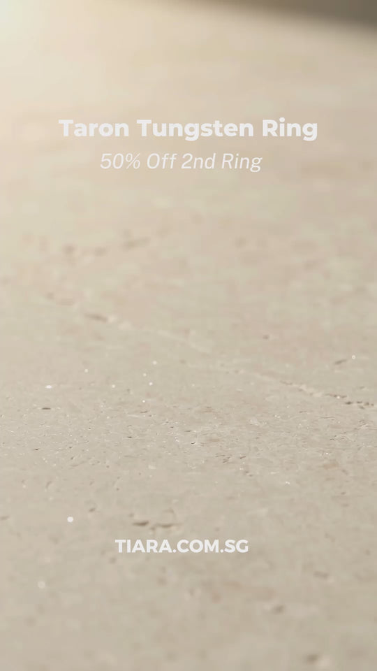 Taron | Black Brushed Tungsten Carbide Ring