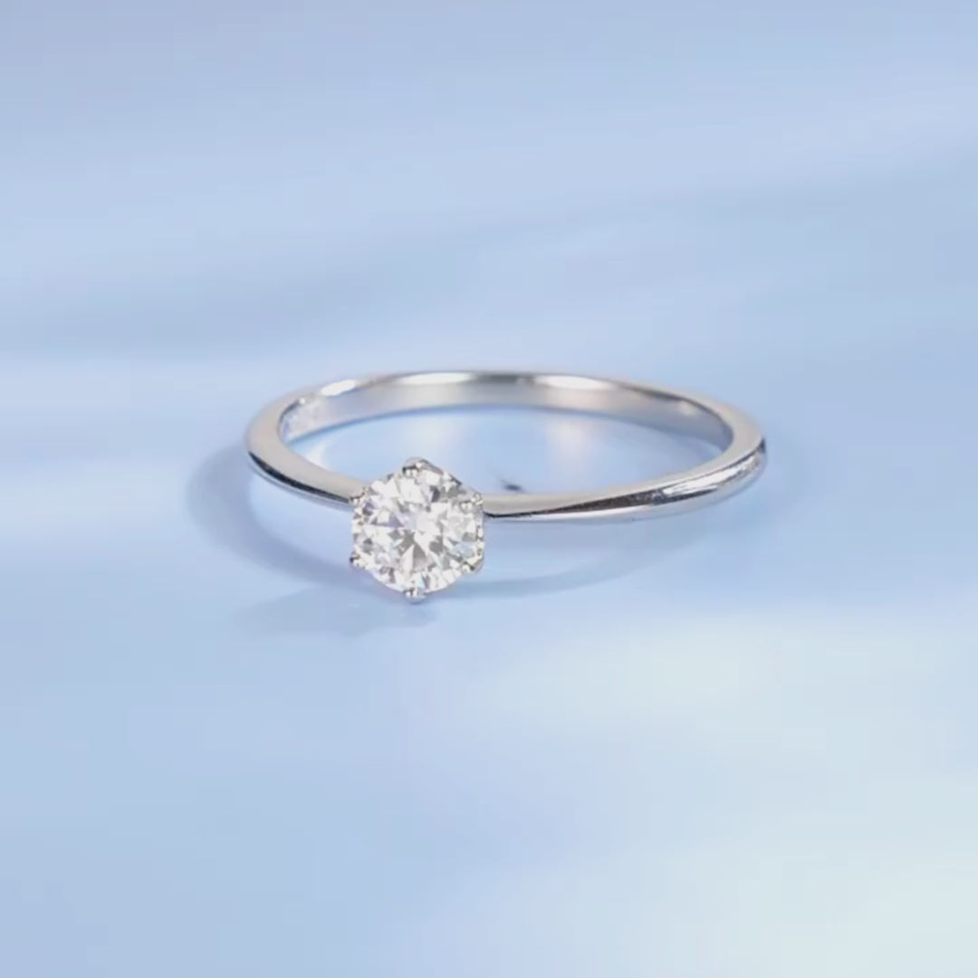 Prm7134: The Classic Solitaire Brilliance Ring