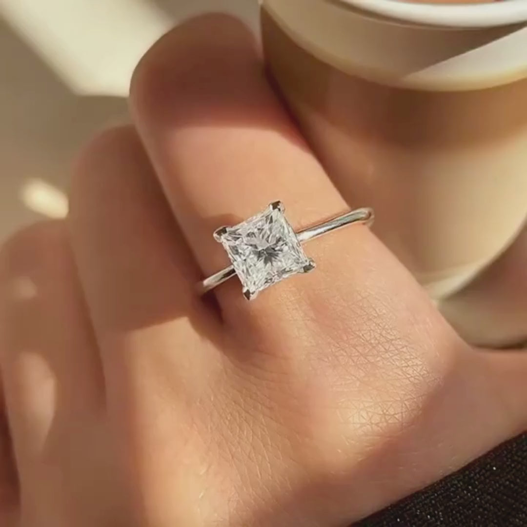 Prm7168: The Princess Cut Ascend Ring