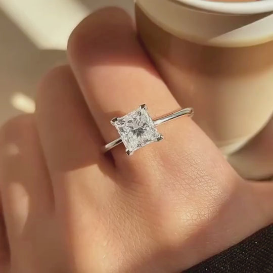 Prm7168: The Princess Cut Ascend Ring