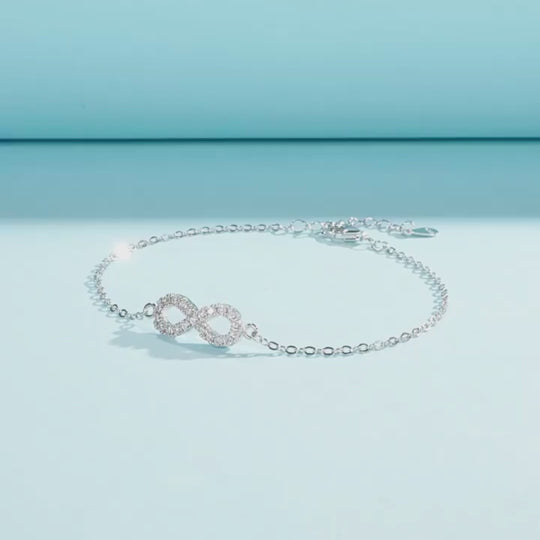 Prm9109: The Eternal Moissanite Infinity Bracelet