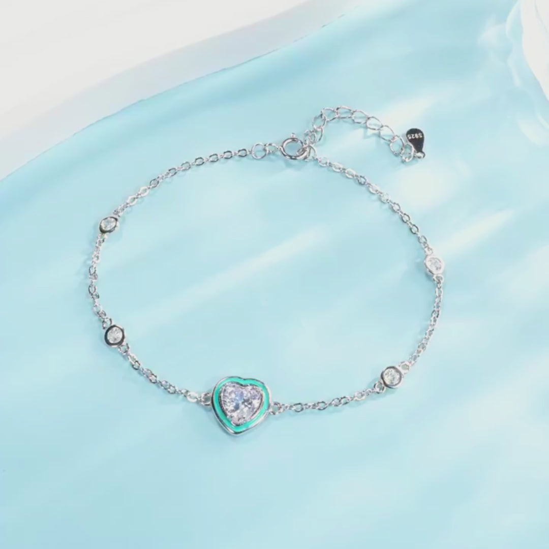 Prm9128: The Ocean Heart Bracelet