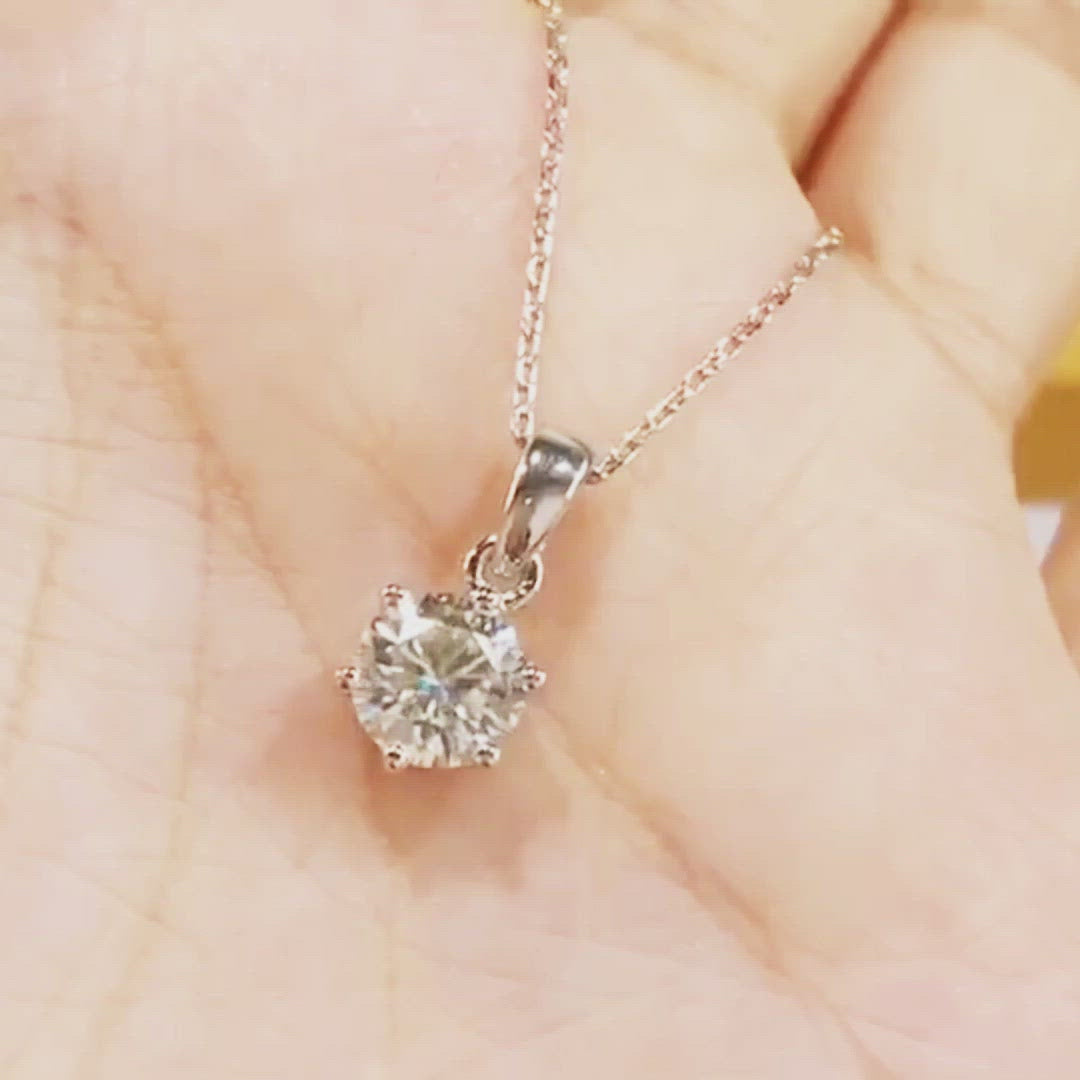 Tiara Solitaire Necklace