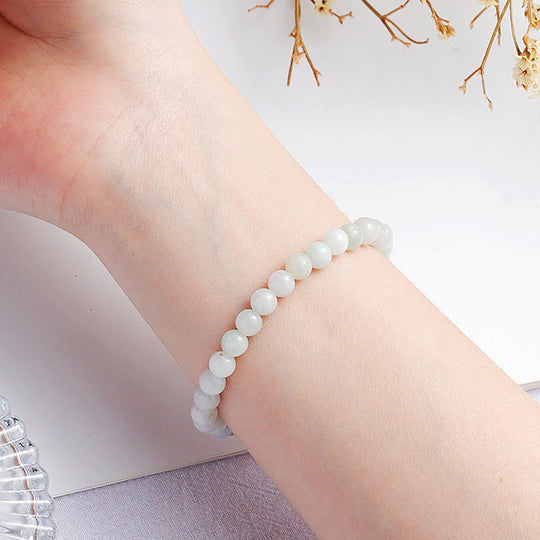 C105 - Jade Beads & Pearl Bracelet - Tiara.com.sg Singapore Jewelry & Bags