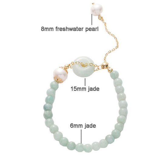 C106 - Jade Beads Bracelet - Tiara.com.sg Singapore Jewelry & Bags