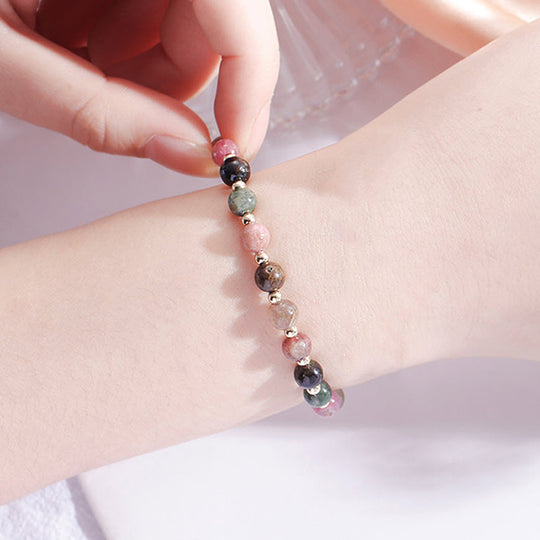 C107 - Tourmaline Stones Bracelet - Tiara.com.sg Singapore Jewelry & Bags