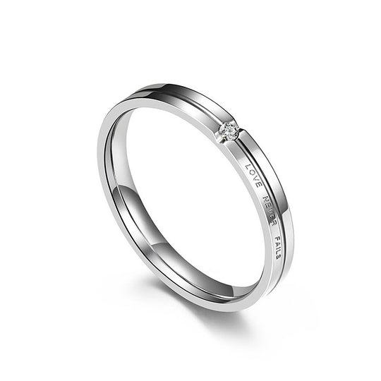 Love Never Fails (Silver) Ring - Tiara.com.sg Singapore Jewelry Shop