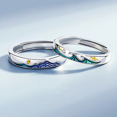 Ocean Love Ring - Tiara.com.sg Singapore Jewelry Shop