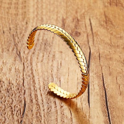 Percival Gold Band Bracelets - Tiara.com.sg Singapore Jewelry Shop