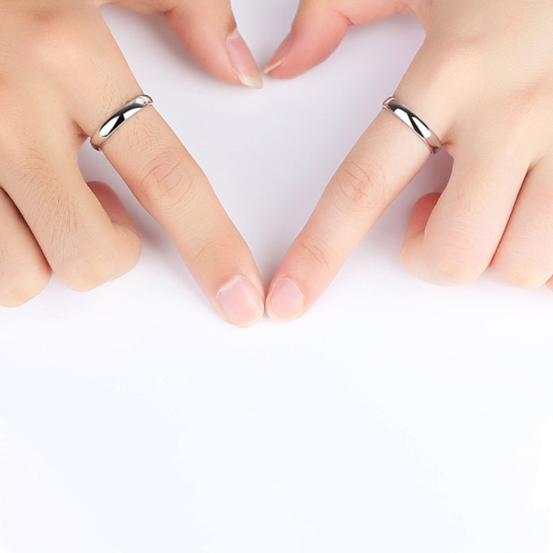 Promise Ring Finger For Male Adjustable Ring, Couples Ring