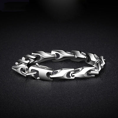 Silver Tungsten Loop Bracelet Tungsten Bracelets - Tiara.com.sg Singapore Jewelry Shop