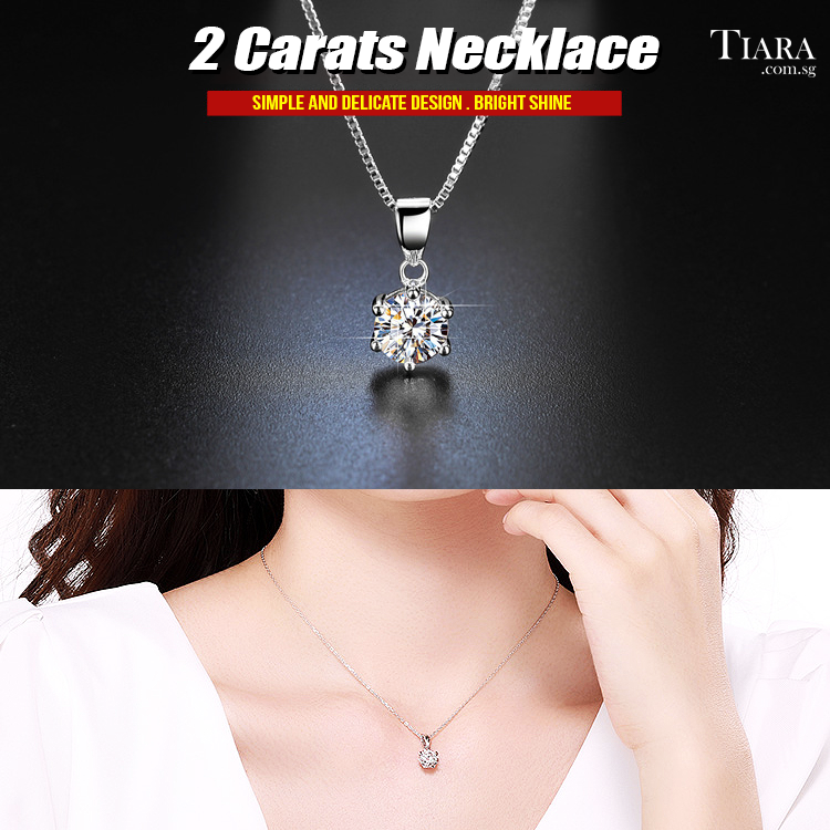 Tiara Solitaire Necklace Ring - Tiara.com.sg Singapore Jewelry Shop