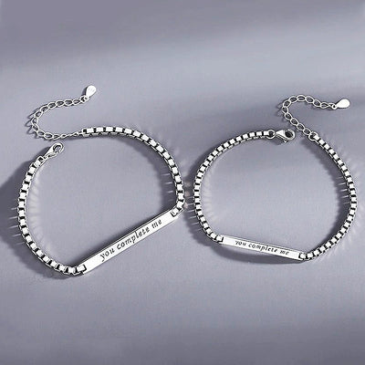 You Complete Me Couple Bracelets Bracelet - Tiara.com.sg Singapore Jewelry Shop